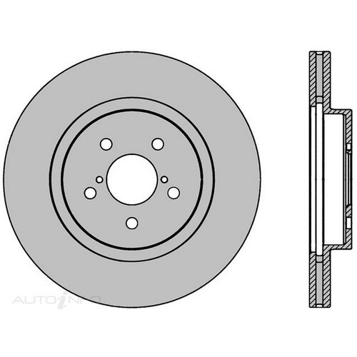 New PROTEX Brake Disc Rotor For Subaru XV 2017 - 2021 DR1310