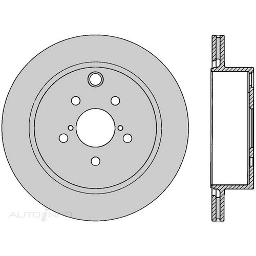 New PROTEX Brake Disc Ultra Rotor For Subaru Forester 2013-2018 DR1328