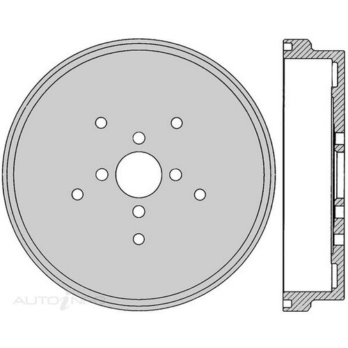 New PROTEX Brake Drum For Suzuki Vitara 1991 - 1998 DRUM1836