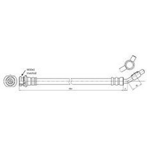 New PROTEX Hydraulic Hose - Front For Scania R500 2005-2010 H3802
