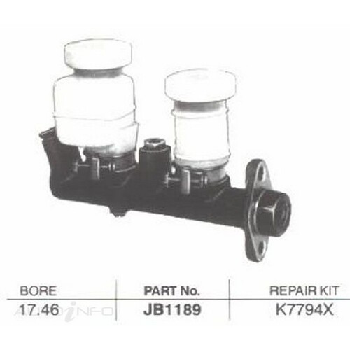 New IBS Brake Master Cylinder For Chrysler Lancer 1974-1975 JB1189