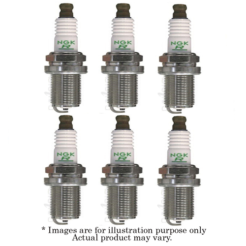 6x New NGK M14x1.25 Resistor Standard Spark Plug LFR4A-E