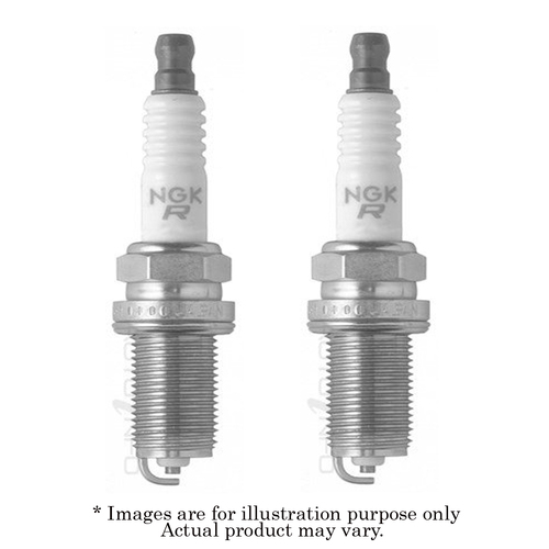 2x New NGK Standard M14x1.25 Resistor with 1 Year Warranty Spark Plug LFR7A