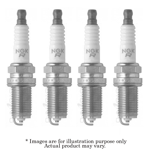 4x New NGK Standard M14x1.25 Resistor with 1 Year Warranty Spark Plug LFR7A