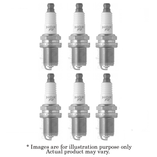 6x New NGK Standard M14x1.25 Resistor with 1 Year Warranty Spark Plug LFR7A