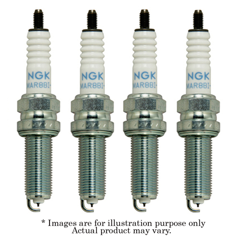 4x New NGK Iridium M10x1.0mm Resistor Spark Plug with 1 Year Warranty LMAR8BI-9