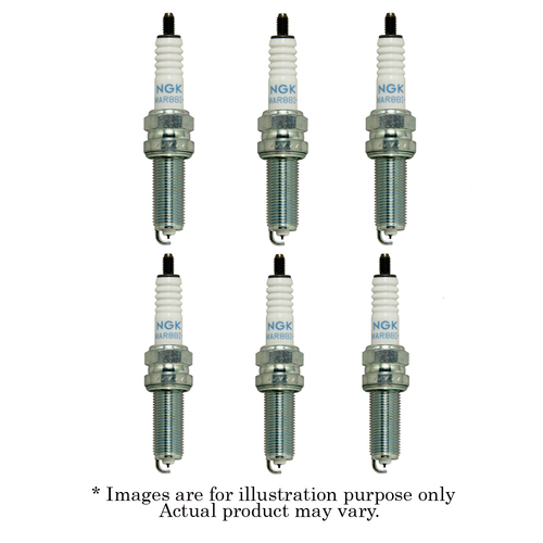 6x New NGK Iridium M10x1.0mm Resistor Spark Plug with 1 Year Warranty LMAR8BI-9