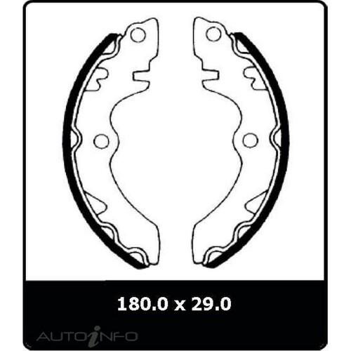 New PROTEX Parking Brake Shoe For Suzuki SJ413 1984-1989 N3153