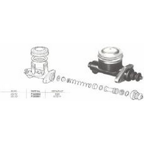New IBS Brake Master Cylinder For Ford Falcon 1960-1965 P32900