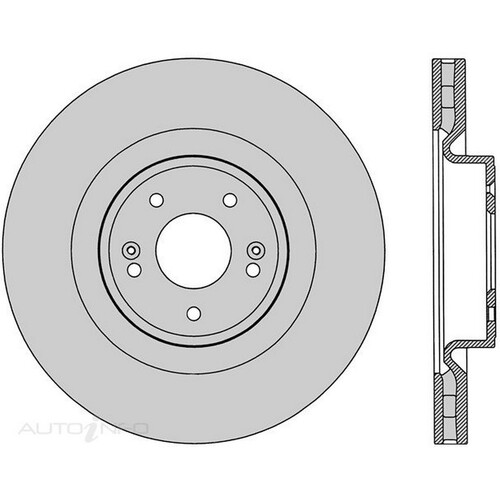 New PROTEX Brake Disc Ultra Performance Rotor For Kia Stinger 2017-2021 PDR1274H