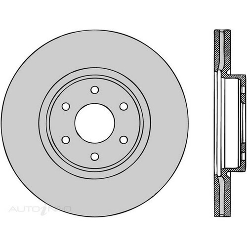 New PROTEX Brake Disc Rotor For Mercedes Benz X250d 2017-2021 PDR1291H