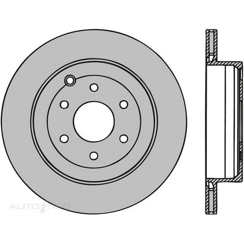 New PROTEX Brake Disc Rotor For Mercedes Benz X250d 2017-2021 PDR1292H