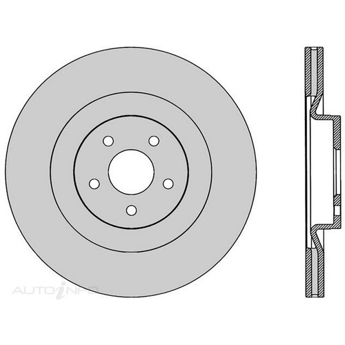New PROTEX Brake Disc Ultra Performance Rotor For Ford FOCUS 2016-2019 PDR1304H