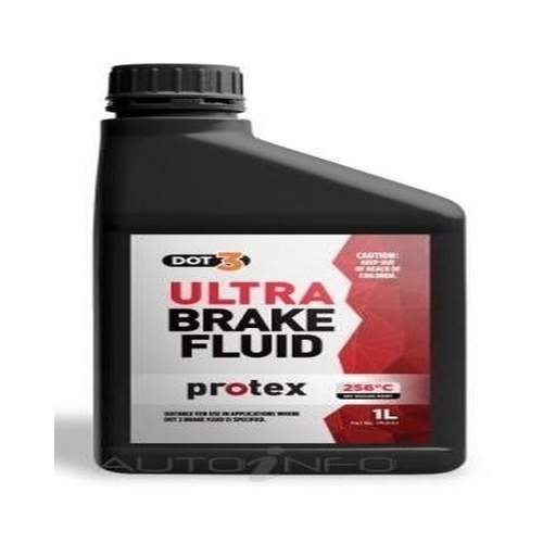 PROTEX 1 Litre Ultra Brake Fluid Dot 3 #PUF3-1