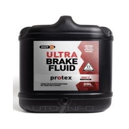 PROTEX 20 Litre Ultra Brake Fluid Dot 3 #PUF3-20
