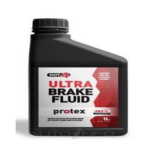 PROTEX 1 Litre Ultra Brake Fluid Dot 4 #PUF4-1