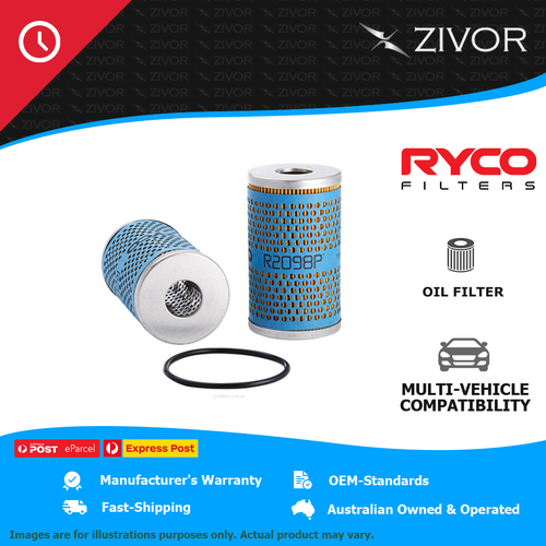 New RYCO Oil Filter Cartridge For MERCEDES-BENZ 230.6 W114 2.3L M180 R2098P