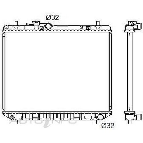 New PROCOOL Radiator For Daihatsu Terios 1997-2005 RADDA275P