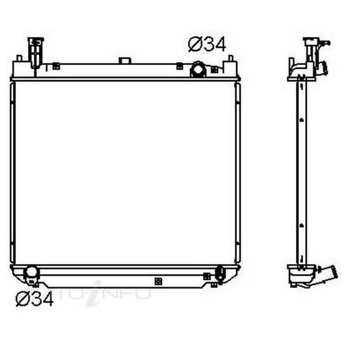 New PROTEX Radiator For Toyota Hiace 1989 - 2005 RADT197