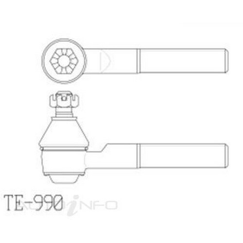 New PROSTEER Tie Rod End - Front For Toyota Landcruiser 1986-1991 TE990