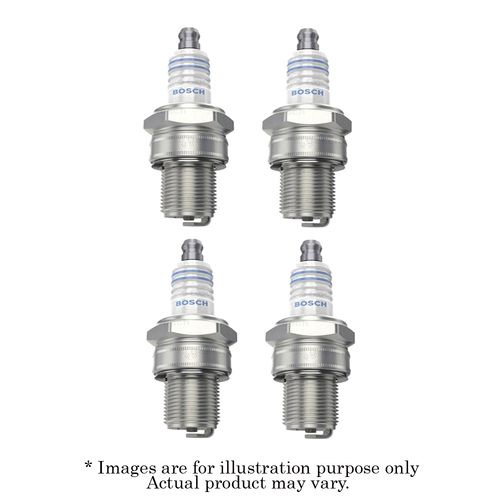 4x New BOSCH M14x1.25 Spark Plug W8CC