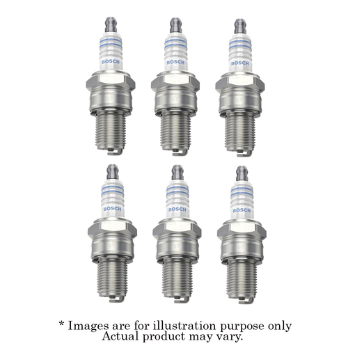 6x New BOSCH M14x1.25 Spark Plug W8CC