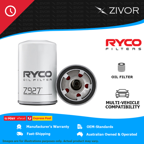 New RYCO Oil Filter Spin On For JEEP CHEROKEE KK 3.7L EKG Z927