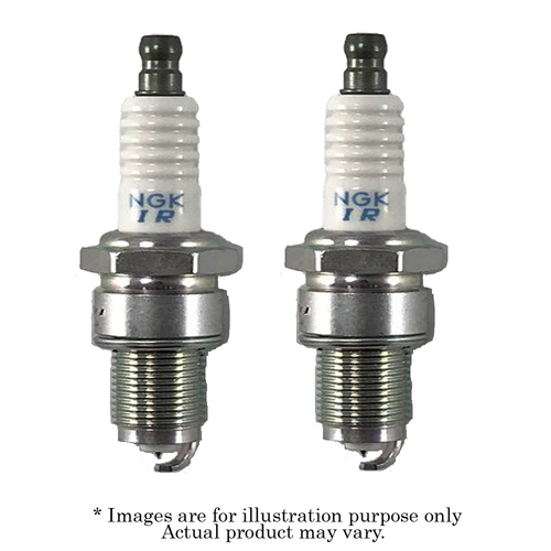 2x New NGK Laser Iridium M14x1.25 Resistor Spark Plug ZGR7GI-13G
