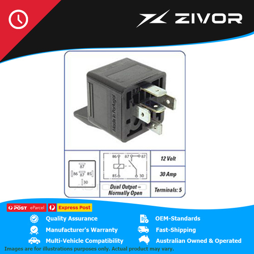 New Bosch 12 Volt Relay 30 Amp Duel Output Normally Open #REL-032
