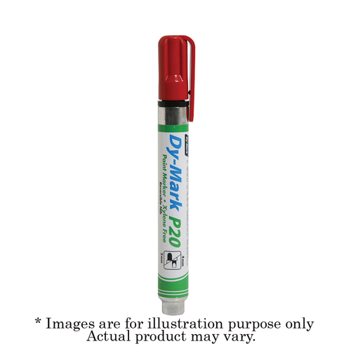 New DY-MARK Replaceable Nib P20 Paint Bold Marker Red 12072002