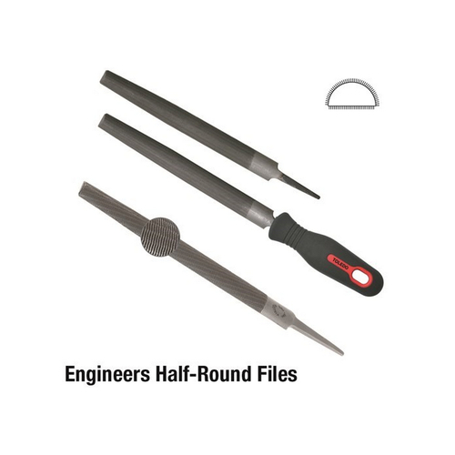 New TOLEDO File Half Round 2Nd Cut 300Mm 12HR02CD