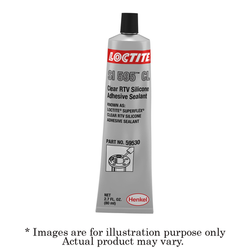 New LOCTITE SI 595 Clear Silicone Adhesive Sealant 80ml 160809