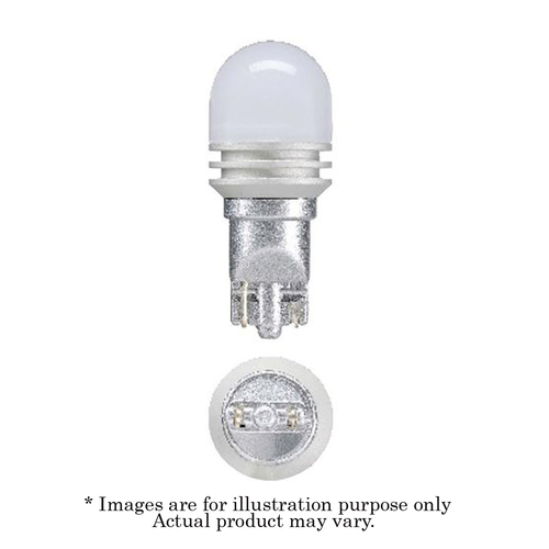 New NARVA T15 Wedge 6000K Cool White LED Globe 12V 230Lm - 2 Pack 18226BL