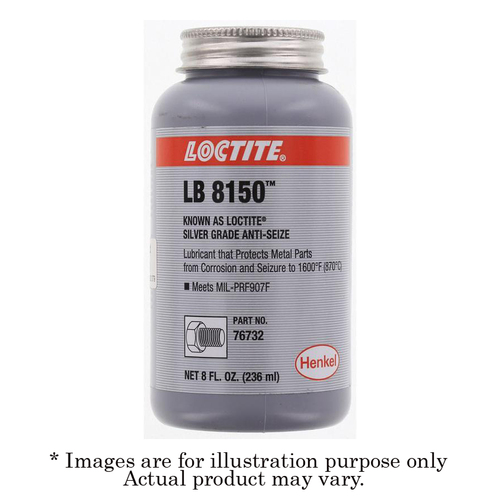 New LOCTITE LB 8150 Silver Grade Anti-Seize 236ml 199012