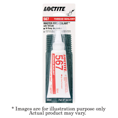 New LOCTITE 567 Threadsealant Controlled Strength High Temperature 50ml 2779093