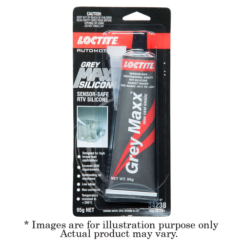 New LOCTITE SI 5699 Hot Oil Resistant Silicone Grey Maxx 95g 287301