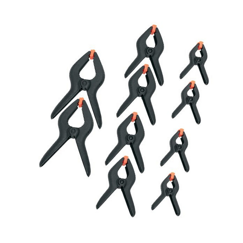 New TOLEDO Flexible Jaw Spring Clamp Set - 10 Pc 301656
