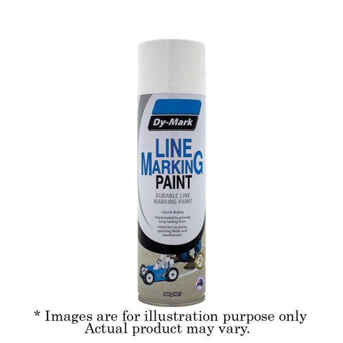 New DY-MARK(Aust) P/L Fast Drying Line Marking Paint 500G White 41015011