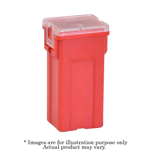 New NARVA 50A Fusible Link Female Mini Fuse Plug (Type 2) Red 10 Piece 53650