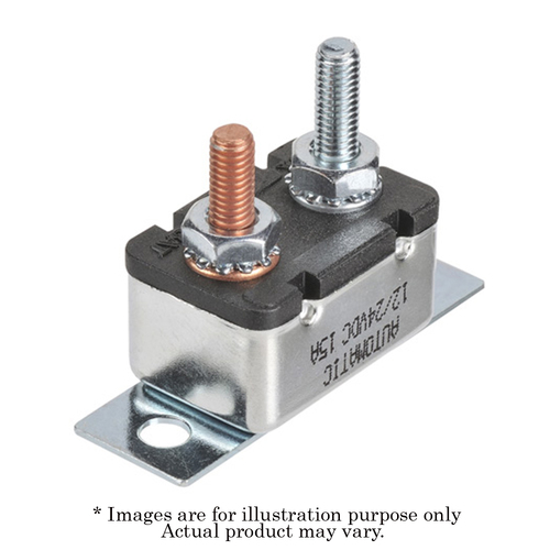 New NARVA Electrical Metal Circuit Breaker Auto Reset 15A 1 Piece 54715