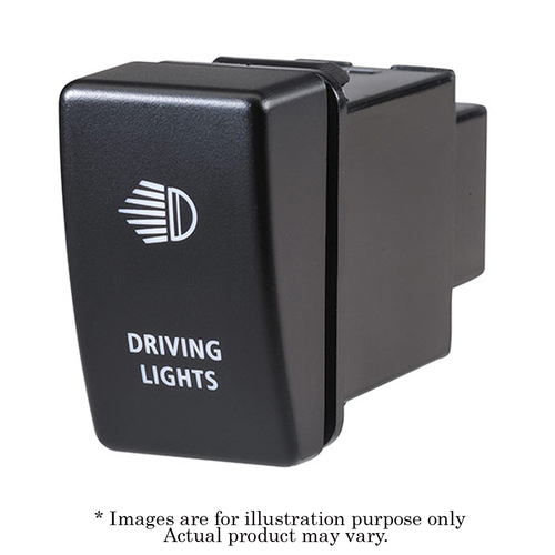 NARVA Style Blue LED Illuminated Driving Light Push Switch Fits Holden 63328BL