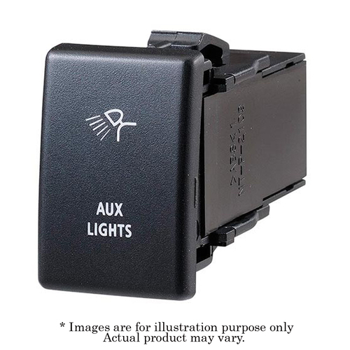 NARVA OE Style Blue LED Illuminated Aux Light Push Switch Fits Holden 63342BL