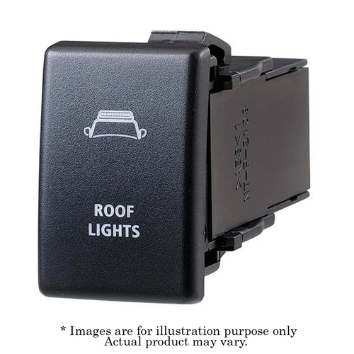 NARVA Style 12V Blue LED Illuminated Roof Light Push Switch Fits Holden 63344BL