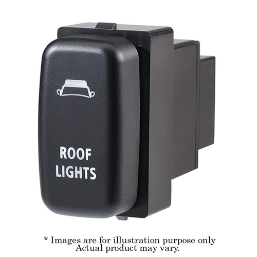 NARVA Style Blue LED Illuminated Roof Light Push Switch Fits Mitsubishi 63368BL