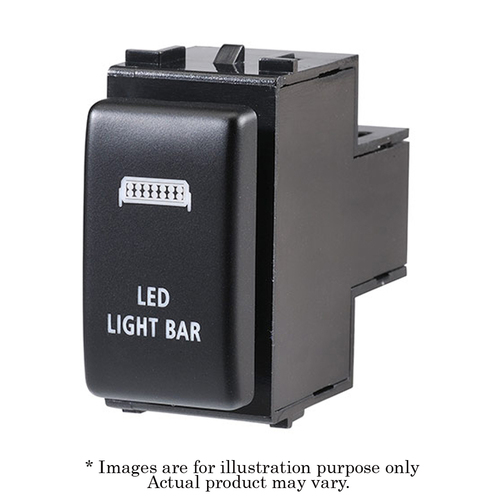 NARVA Style 12V Blue LED Illuminated LED Light Push Switch Fits Nissan 63374BL