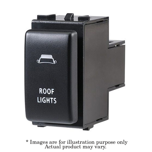 NARVA Style 12V Blue LED Illuminated Roof Light Push Switch Fits Nissan 63380BL