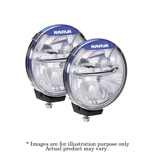 NARVA 9 to 33V Driving Light Ultima 175mm Round Broad Beam Combo LED Kit 71665
