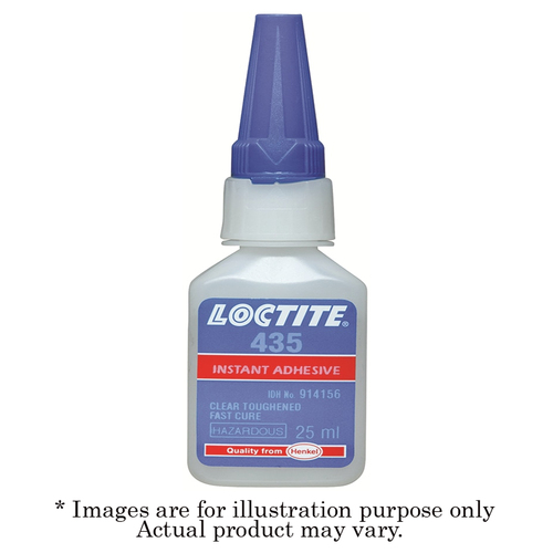 New LOCTITE Instant Adhesive 435 Toughened Instant Clear 25ml 914156