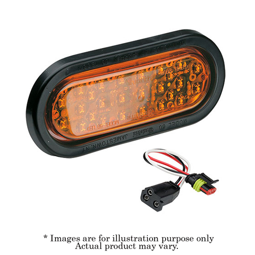 New NARVA LED 12V Modular Mount 193 x 84mm Side Indicator Lamp 96052