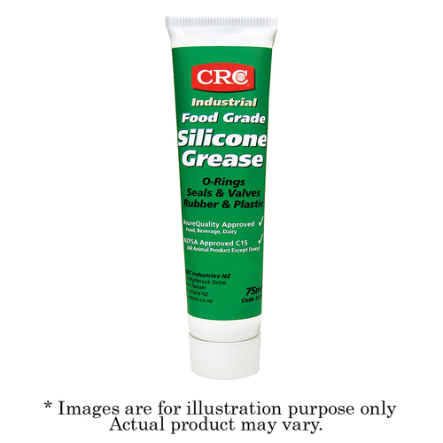 New CRC Food Grade Silicone Grease 75Ml FG3037